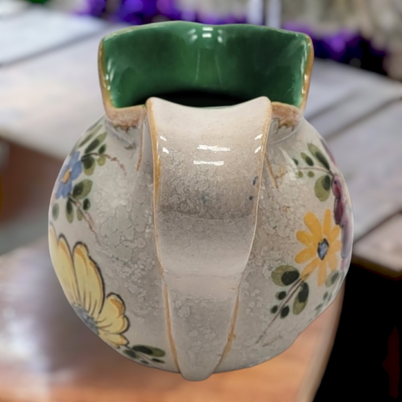 Vintage Royal Gouda Botanical Vase/ Pitcher - Picture 6 of 10